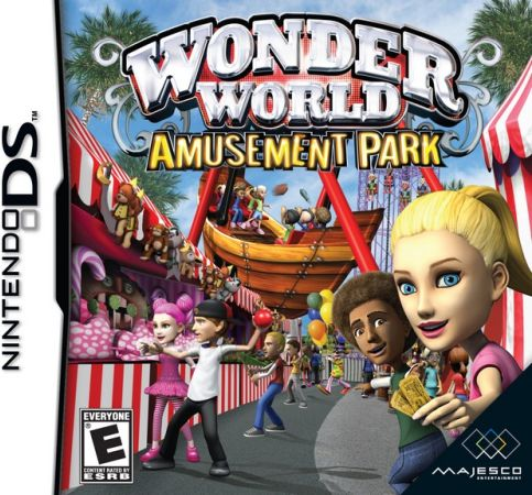 Wonder World Amusement Park box art for Nintendo DS